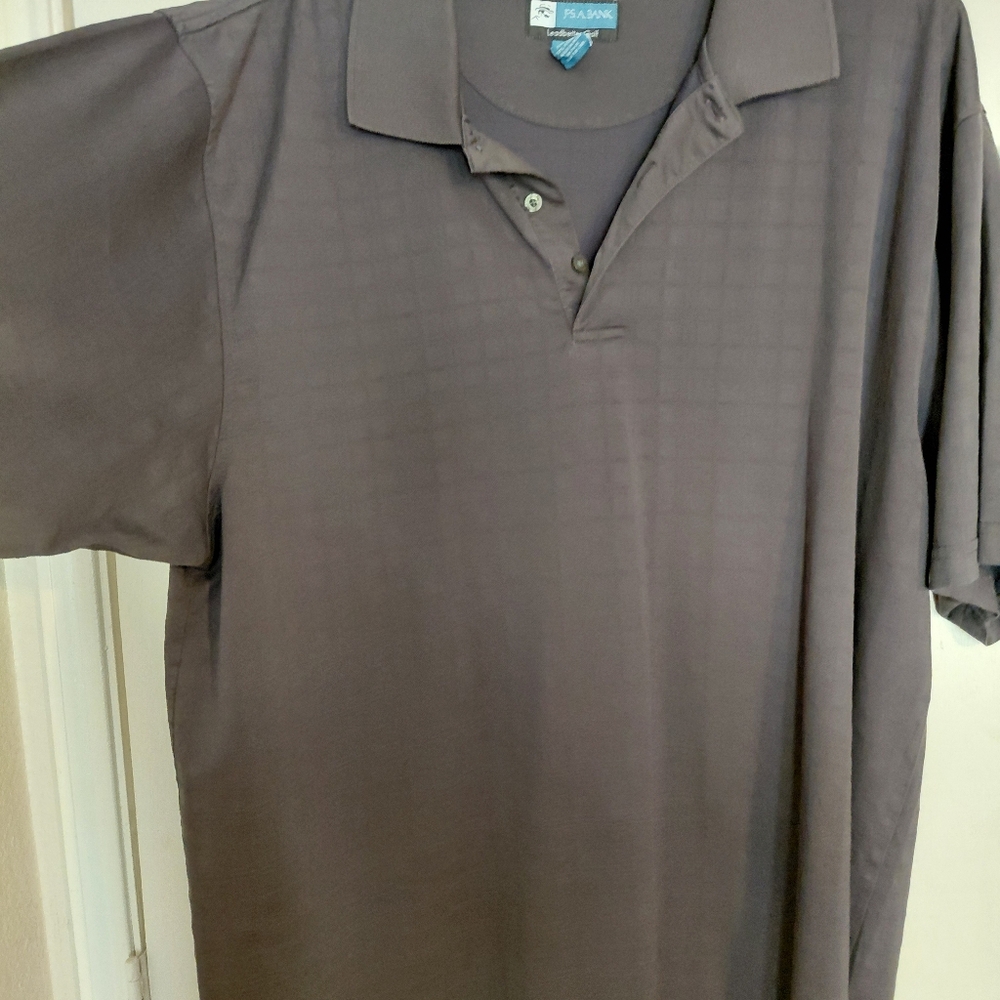 JOS A BANK Ledbetter Gulf Gray Polo Shirt sz XXL, $11 pre-owned 100% cotton